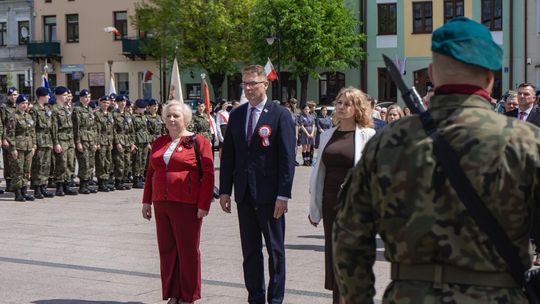Miejskie Obchody Święta Konstytucji Trzeciego Maja we Włodawie [GALERIA ZDJĘĆ]