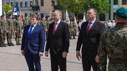 Miejskie Obchody Święta Konstytucji Trzeciego Maja we Włodawie [GALERIA ZDJĘĆ]