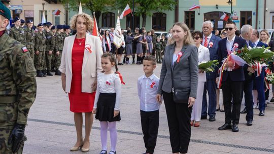 Miejskie Obchody Święta Konstytucji Trzeciego Maja we Włodawie [GALERIA ZDJĘĆ]