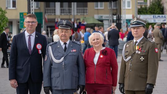 Miejskie Obchody Święta Konstytucji Trzeciego Maja we Włodawie [GALERIA ZDJĘĆ]