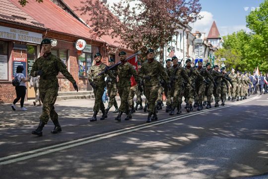 Miejskie Obchody Święta Konstytucji Trzeciego Maja we Włodawie [GALERIA ZDJĘĆ]
