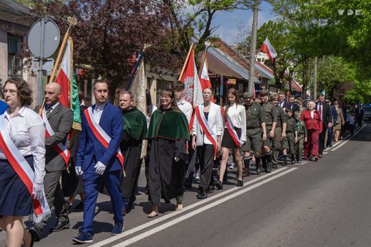 Miejskie Obchody Święta Konstytucji Trzeciego Maja we Włodawie [GALERIA ZDJĘĆ]