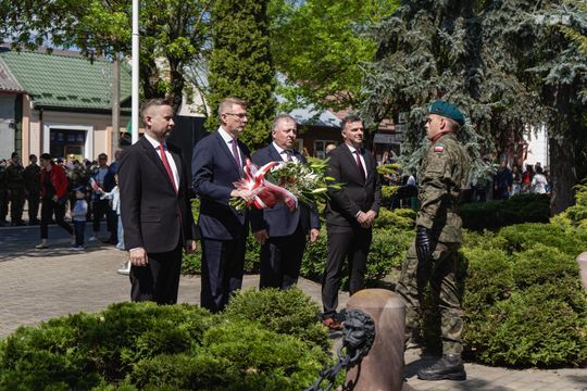 Miejskie Obchody Święta Konstytucji Trzeciego Maja we Włodawie [GALERIA ZDJĘĆ]