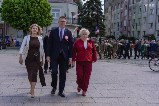 Miejskie Obchody Święta Konstytucji Trzeciego Maja we Włodawie [GALERIA ZDJĘĆ]