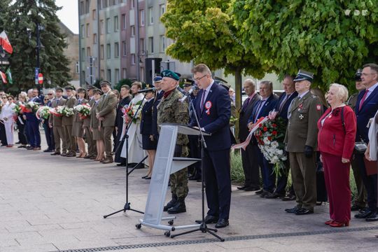 Miejskie Obchody Święta Konstytucji Trzeciego Maja we Włodawie [GALERIA ZDJĘĆ]