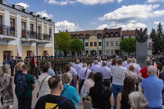 Miejskie Obchody Święta Konstytucji Trzeciego Maja we Włodawie [GALERIA ZDJĘĆ]