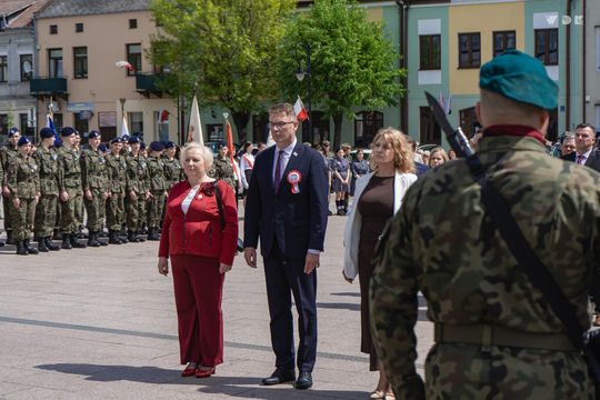 Miejskie Obchody Święta Konstytucji Trzeciego Maja we Włodawie [GALERIA ZDJĘĆ]