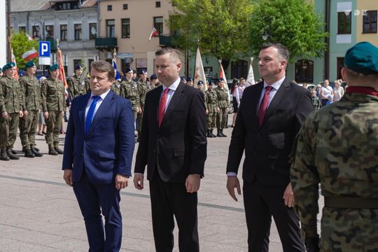 Miejskie Obchody Święta Konstytucji Trzeciego Maja we Włodawie [GALERIA ZDJĘĆ]