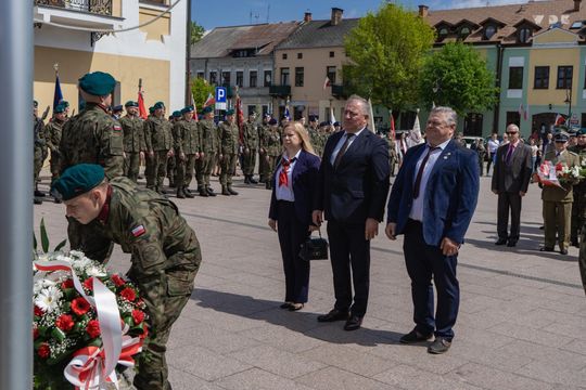 Miejskie Obchody Święta Konstytucji Trzeciego Maja we Włodawie [GALERIA ZDJĘĆ]