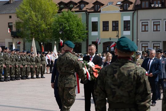 Miejskie Obchody Święta Konstytucji Trzeciego Maja we Włodawie [GALERIA ZDJĘĆ]