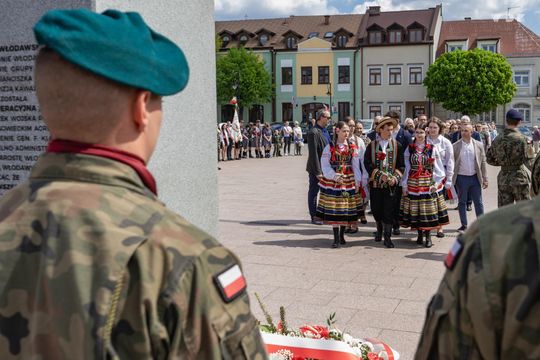 Miejskie Obchody Święta Konstytucji Trzeciego Maja we Włodawie [GALERIA ZDJĘĆ]