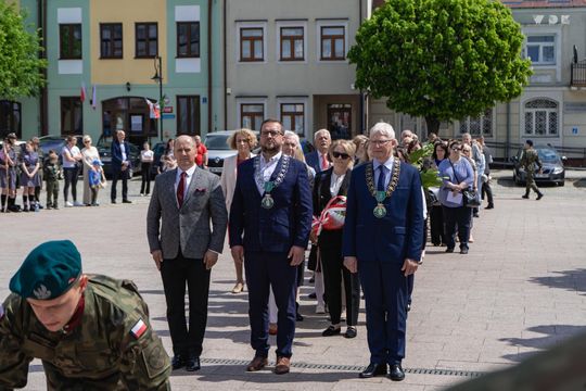 Miejskie Obchody Święta Konstytucji Trzeciego Maja we Włodawie [GALERIA ZDJĘĆ]