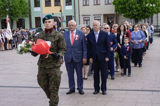 Miejskie Obchody Święta Konstytucji Trzeciego Maja we Włodawie [GALERIA ZDJĘĆ]