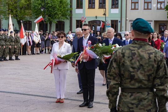 Miejskie Obchody Święta Konstytucji Trzeciego Maja we Włodawie [GALERIA ZDJĘĆ]