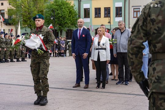Miejskie Obchody Święta Konstytucji Trzeciego Maja we Włodawie [GALERIA ZDJĘĆ]