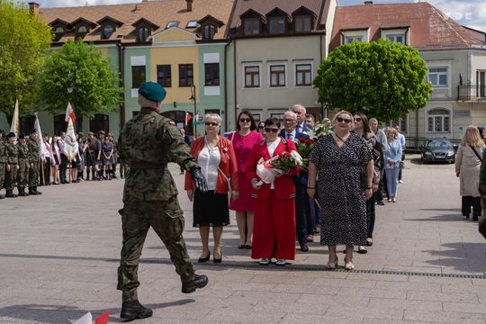 Miejskie Obchody Święta Konstytucji Trzeciego Maja we Włodawie [GALERIA ZDJĘĆ]