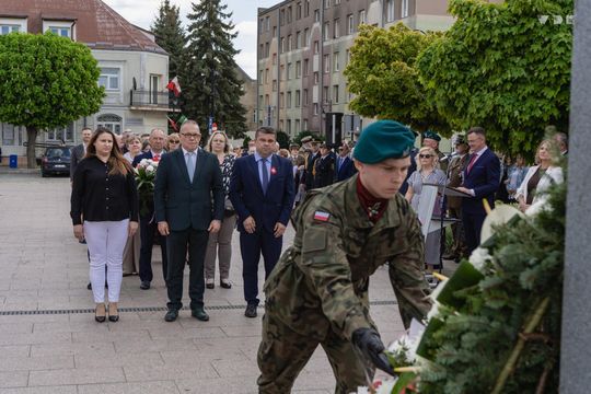 Miejskie Obchody Święta Konstytucji Trzeciego Maja we Włodawie [GALERIA ZDJĘĆ]