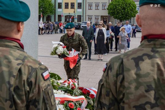 Miejskie Obchody Święta Konstytucji Trzeciego Maja we Włodawie [GALERIA ZDJĘĆ]