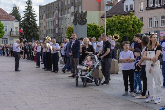 Miejskie Obchody Święta Konstytucji Trzeciego Maja we Włodawie [GALERIA ZDJĘĆ]