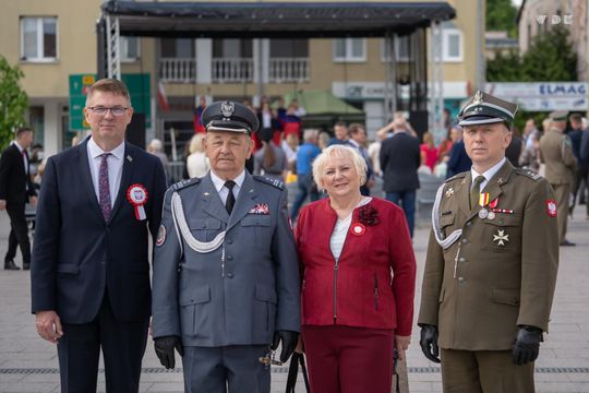 Miejskie Obchody Święta Konstytucji Trzeciego Maja we Włodawie [GALERIA ZDJĘĆ]