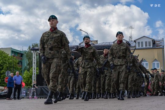 Miejskie Obchody Święta Konstytucji Trzeciego Maja we Włodawie [GALERIA ZDJĘĆ]