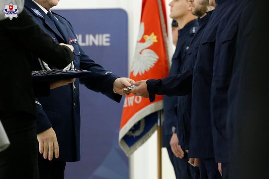 43 nowych policjantów zasiliło lubelski garnizon policji [GALERIA ZDJĘĆ]