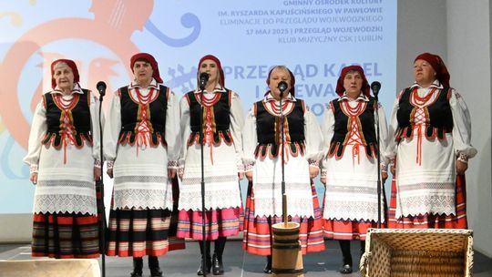 Powiatowe eliminacje Przeglądu Zespołów Śpiewaczych, Kapel i Śpiewaków Ludowych w Pawłowie [GALERIA ZDJĘĆ]