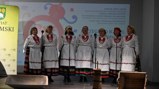 Powiatowe eliminacje Przeglądu Zespołów Śpiewaczych, Kapel i Śpiewaków Ludowych w Pawłowie [GALERIA ZDJĘĆ]