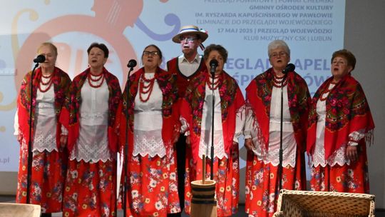 Powiatowe eliminacje Przeglądu Zespołów Śpiewaczych, Kapel i Śpiewaków Ludowych w Pawłowie [GALERIA ZDJĘĆ]