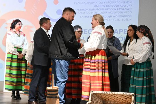 Powiatowe eliminacje Przeglądu Zespołów Śpiewaczych, Kapel i Śpiewaków Ludowych w Pawłowie [GALERIA ZDJĘĆ]