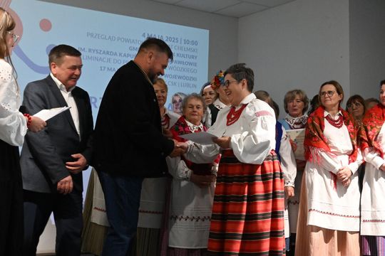 Powiatowe eliminacje Przeglądu Zespołów Śpiewaczych, Kapel i Śpiewaków Ludowych w Pawłowie [GALERIA ZDJĘĆ]