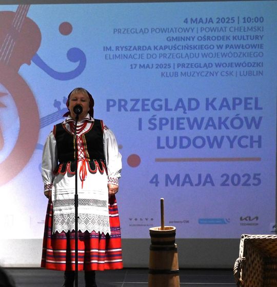 Powiatowe eliminacje Przeglądu Zespołów Śpiewaczych, Kapel i Śpiewaków Ludowych w Pawłowie [GALERIA ZDJĘĆ]