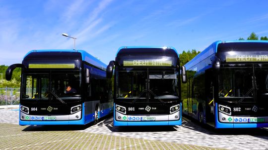 Chełm wkracza w erę wodoru - mamy pierwsze autobusy wodorowe [ZDJĘCIA]