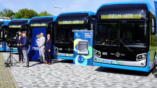 Chełm wkracza w erę wodoru - mamy pierwsze autobusy wodorowe [ZDJĘCIA]