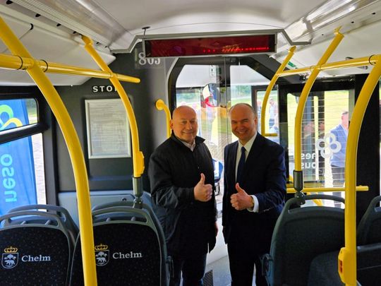 Chełm wkracza w erę wodoru - mamy pierwsze autobusy wodorowe [ZDJĘCIA]