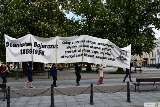 Krasnystaw. Happening z okazji Imienin Stanisława Bojarczuka Krasnystaw. Happening z okazji Imienin Stanisława Bojarczuka