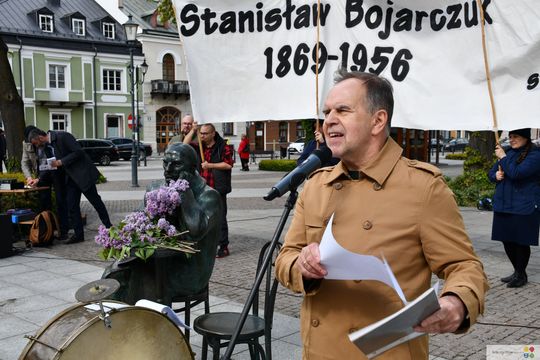 Krasnystaw. Happening z okazji Imienin Stanisława Bojarczuka Krasnystaw. Happening z okazji Imienin Stanisława Bojarczuka