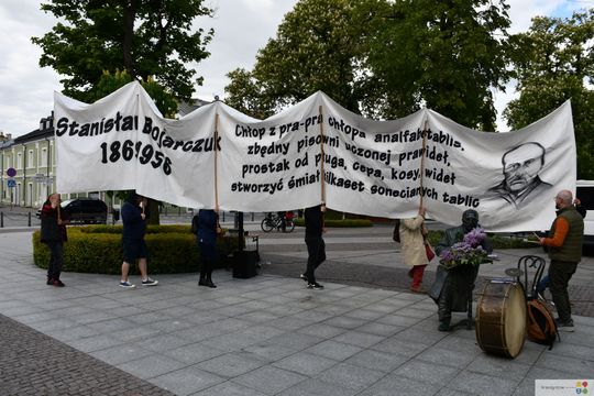 Krasnystaw. Happening z okazji Imienin Stanisława Bojarczuka Krasnystaw. Happening z okazji Imienin Stanisława Bojarczuka
