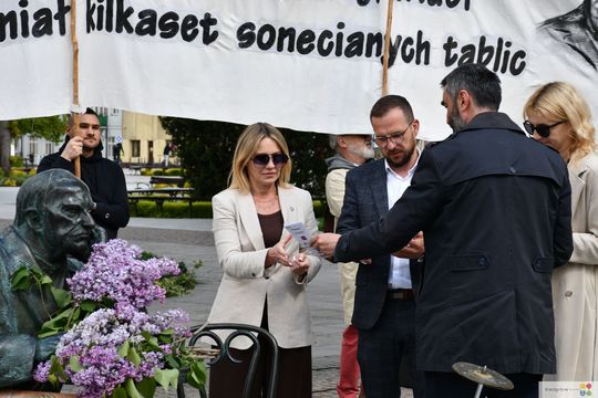 Krasnystaw. Happening z okazji Imienin Stanisława Bojarczuka Krasnystaw. Happening z okazji Imienin Stanisława Bojarczuka