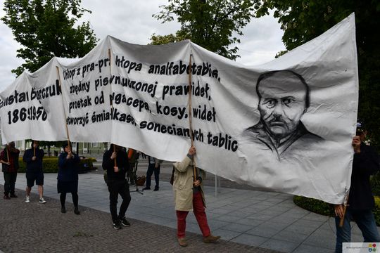 Krasnystaw. Happening z okazji Imienin Stanisława Bojarczuka Krasnystaw. Happening z okazji Imienin Stanisława Bojarczuka