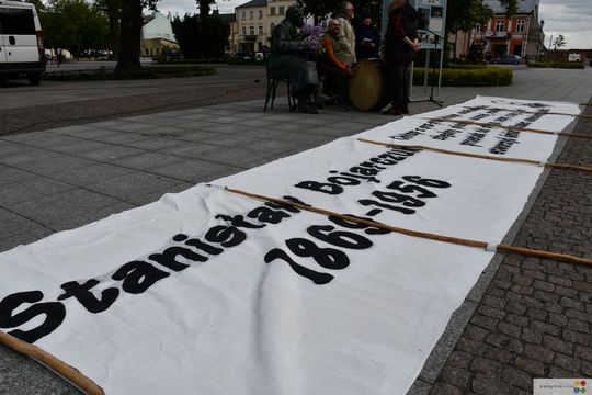 Krasnystaw. Happening z okazji Imienin Stanisława Bojarczuka Krasnystaw. Happening z okazji Imienin Stanisława Bojarczuka