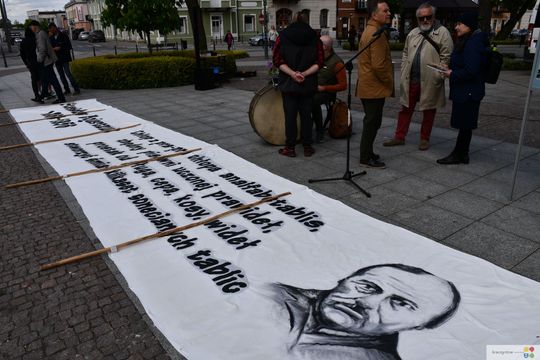 Krasnystaw. Happening z okazji Imienin Stanisława Bojarczuka Krasnystaw. Happening z okazji Imienin Stanisława Bojarczuka