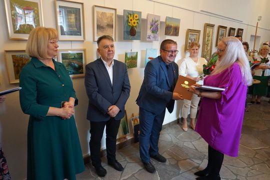 Prezentację twórczości "Ludzi z Pasją Miasta i Gminy Izbica" [GALERIA ZDJĘĆ]