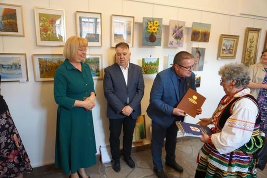 Prezentację twórczości "Ludzi z Pasją Miasta i Gminy Izbica" [GALERIA ZDJĘĆ]