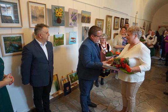 Prezentację twórczości "Ludzi z Pasją Miasta i Gminy Izbica" [GALERIA ZDJĘĆ]