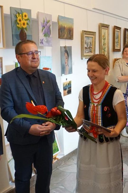 Prezentację twórczości "Ludzi z Pasją Miasta i Gminy Izbica" [GALERIA ZDJĘĆ]