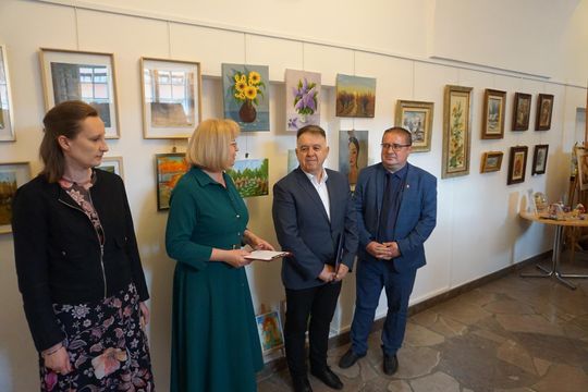 Prezentację twórczości "Ludzi z Pasją Miasta i Gminy Izbica" [GALERIA ZDJĘĆ]