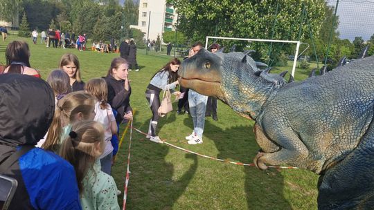 Radosna niedziela! Spotkanie z dinozaurem i Dzień Kolorów w Chełmie [GALERIA ZDJĘĆ]