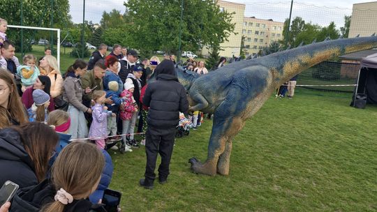 Radosna niedziela! Spotkanie z dinozaurem i Dzień Kolorów w Chełmie [GALERIA ZDJĘĆ]