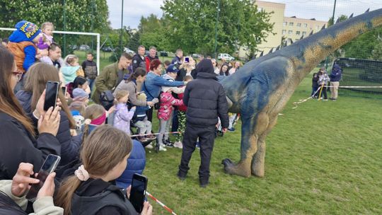 Radosna niedziela! Spotkanie z dinozaurem i Dzień Kolorów w Chełmie [GALERIA ZDJĘĆ]